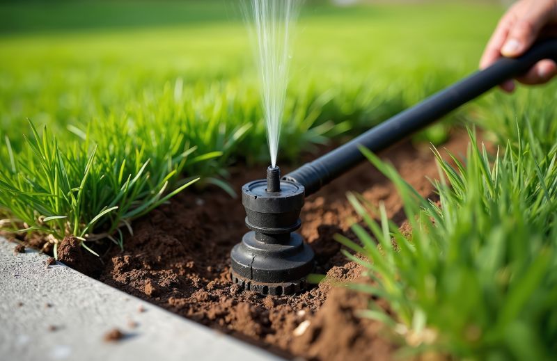 Grass Sprinkler Installation in Aiken, SC